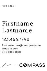 24x36 Single Agent White Panel