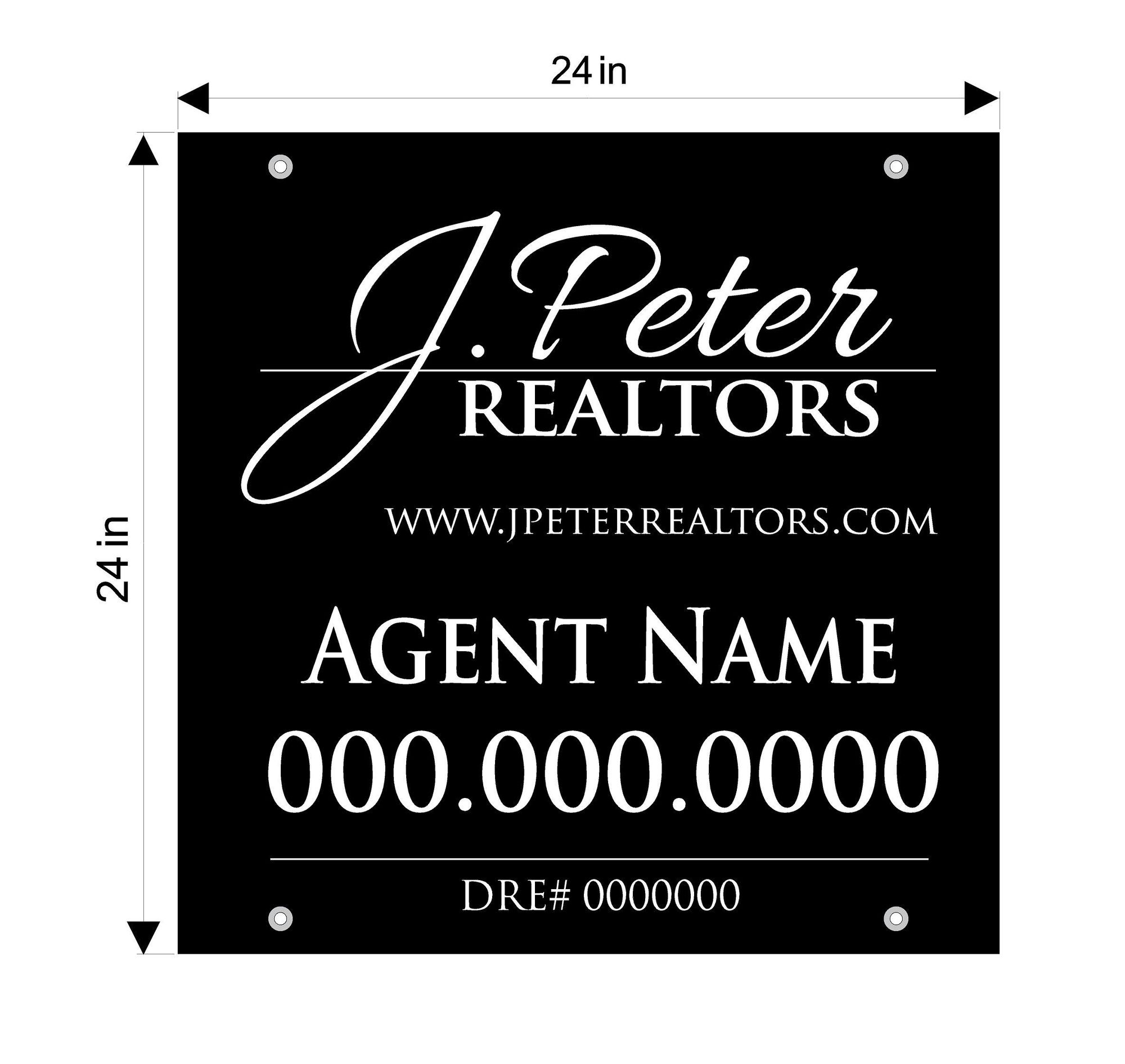 J Peter 24x24 Agent Panel