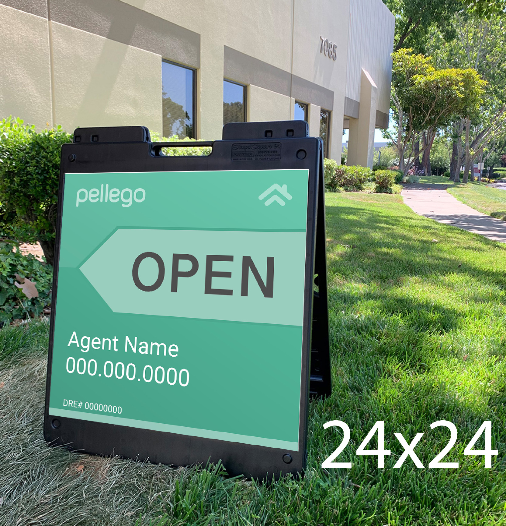Pellego 24x24 Open House sign