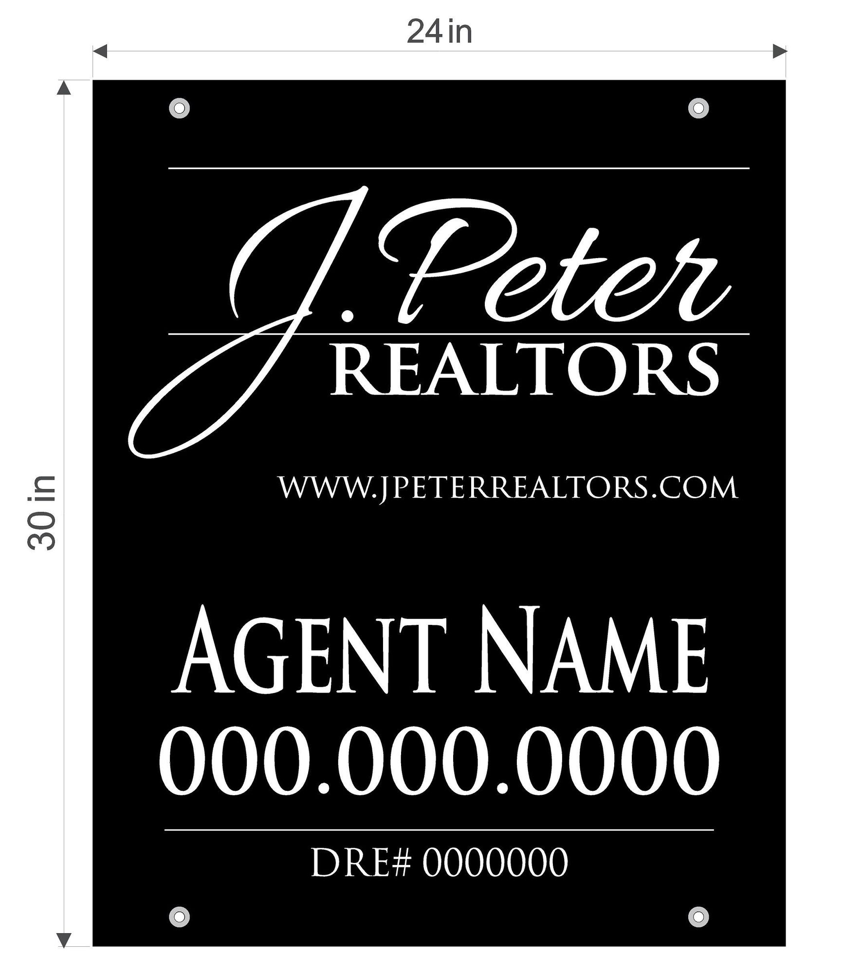 J Peter 24x30 Agent Panel