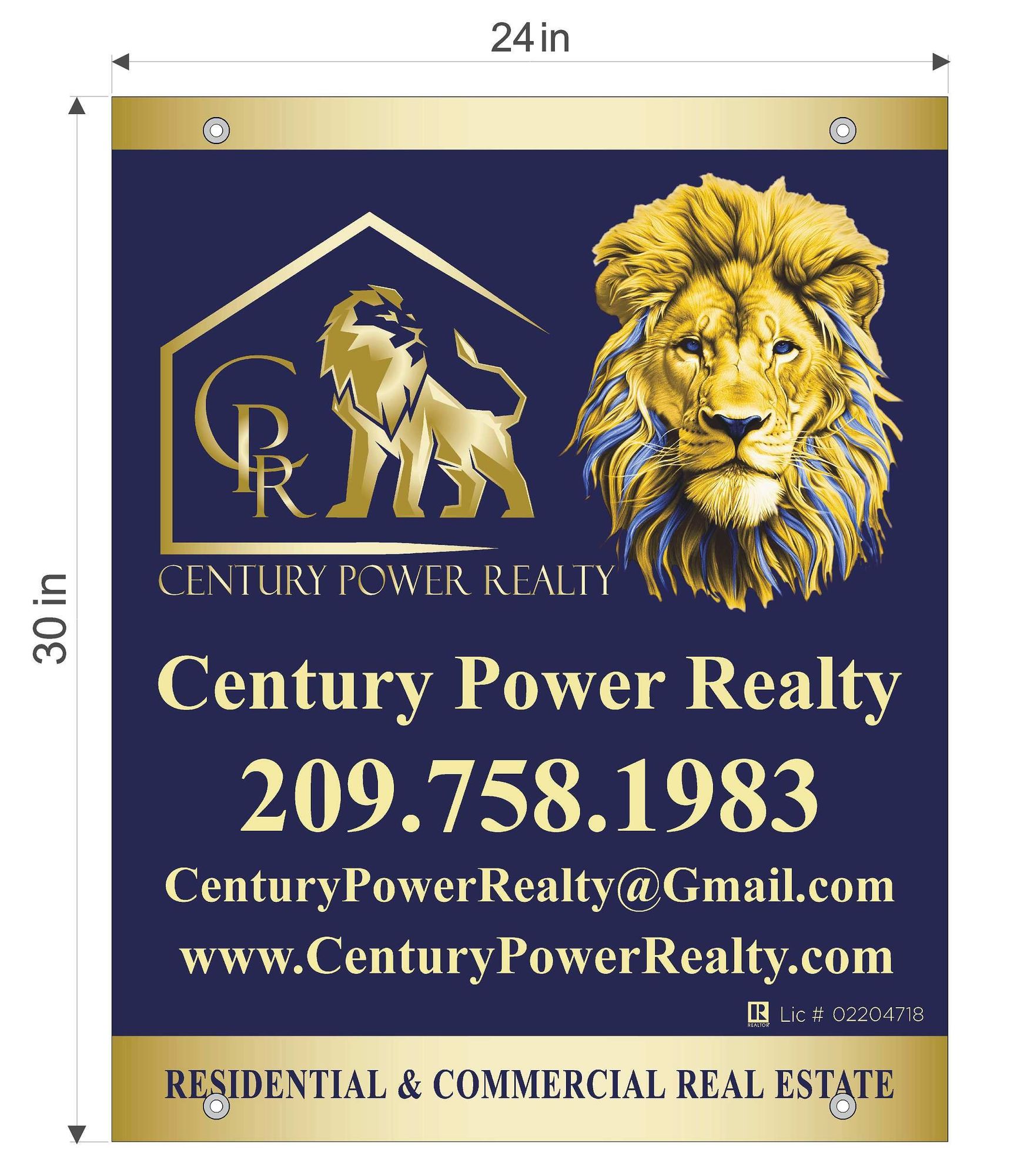 Century Power Realty 24x30 Brokerage Panel