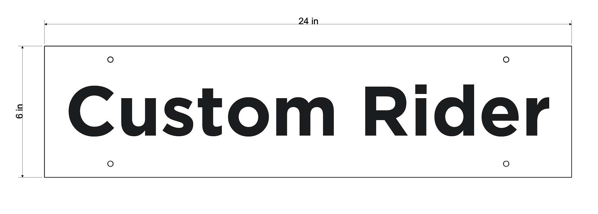 Wofford Realty 6x24 Custom Rider