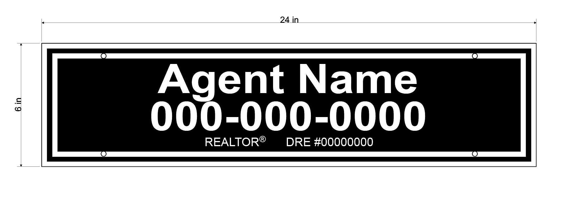 Exit 6x24 Name Rider