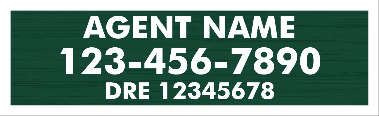 Blackhawk HOA name rider (5.5x18in.) - Fastpost