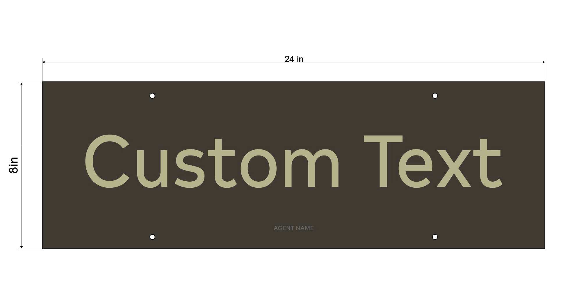 Century 21 8x24 Custom Text Rider