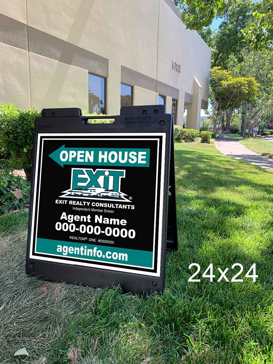 Exit 24x24 Open House with Plasticade Frame