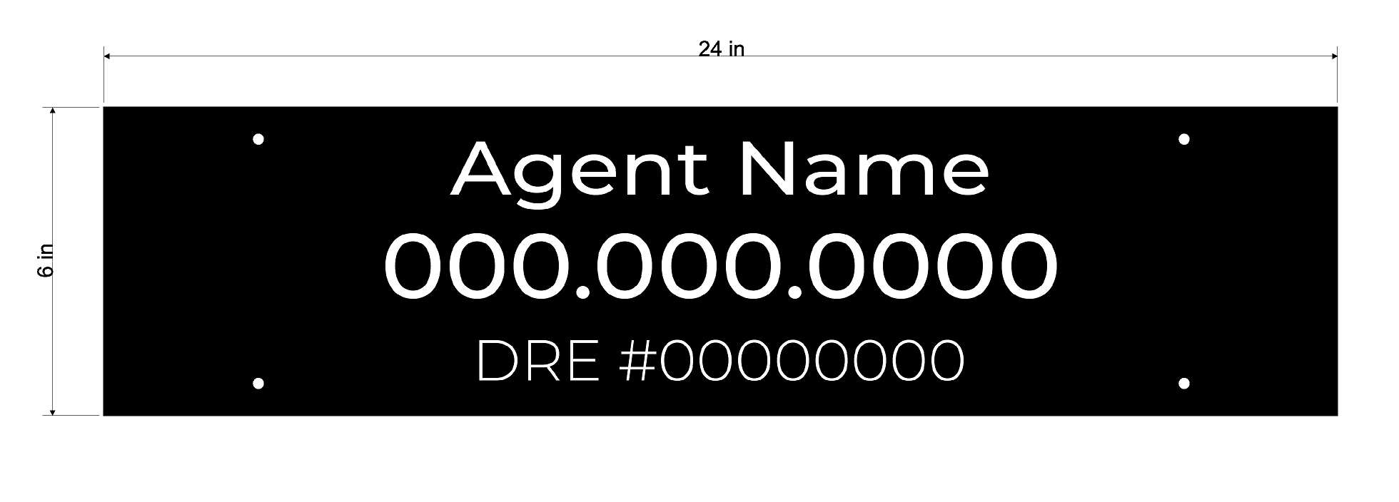 Berkshire Hathaway 6x24 Luxury Name Rider