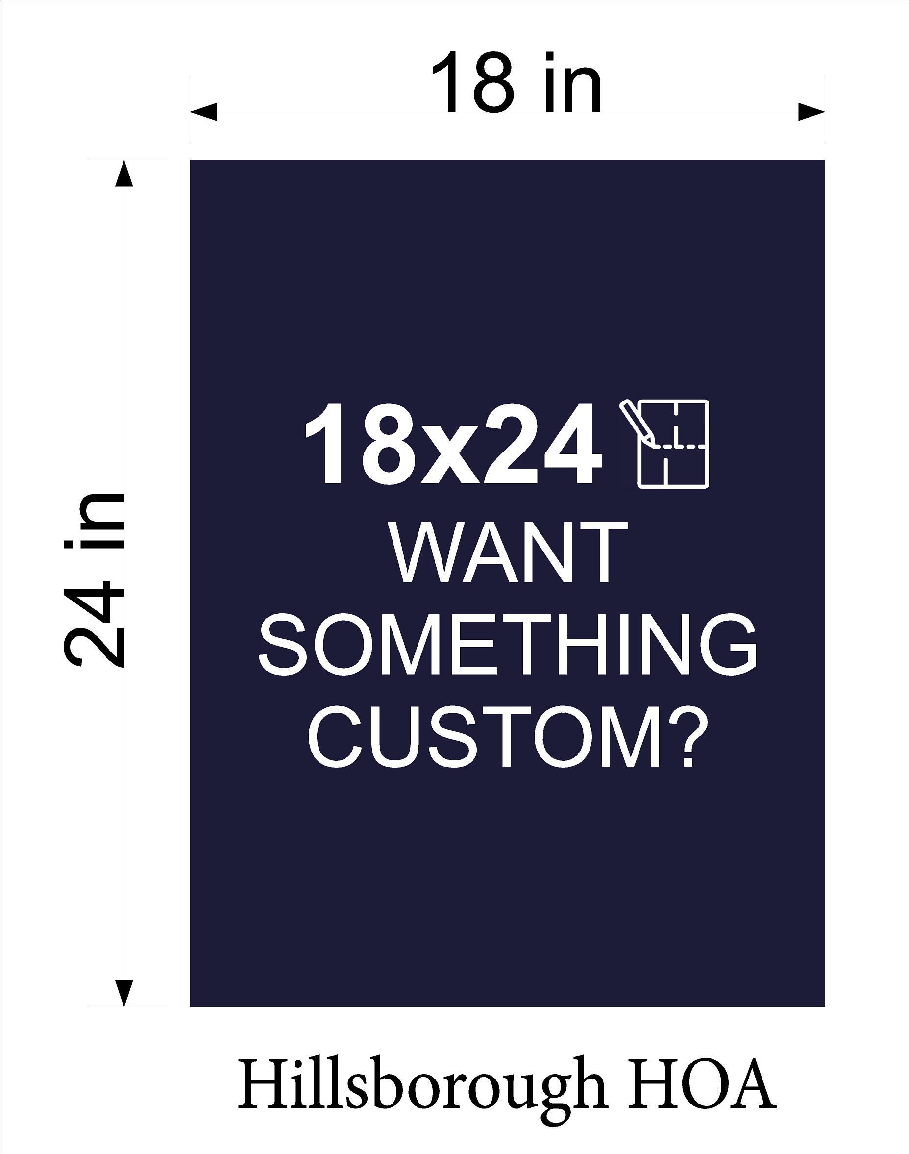 Hillsborough HOA 18x24 panel