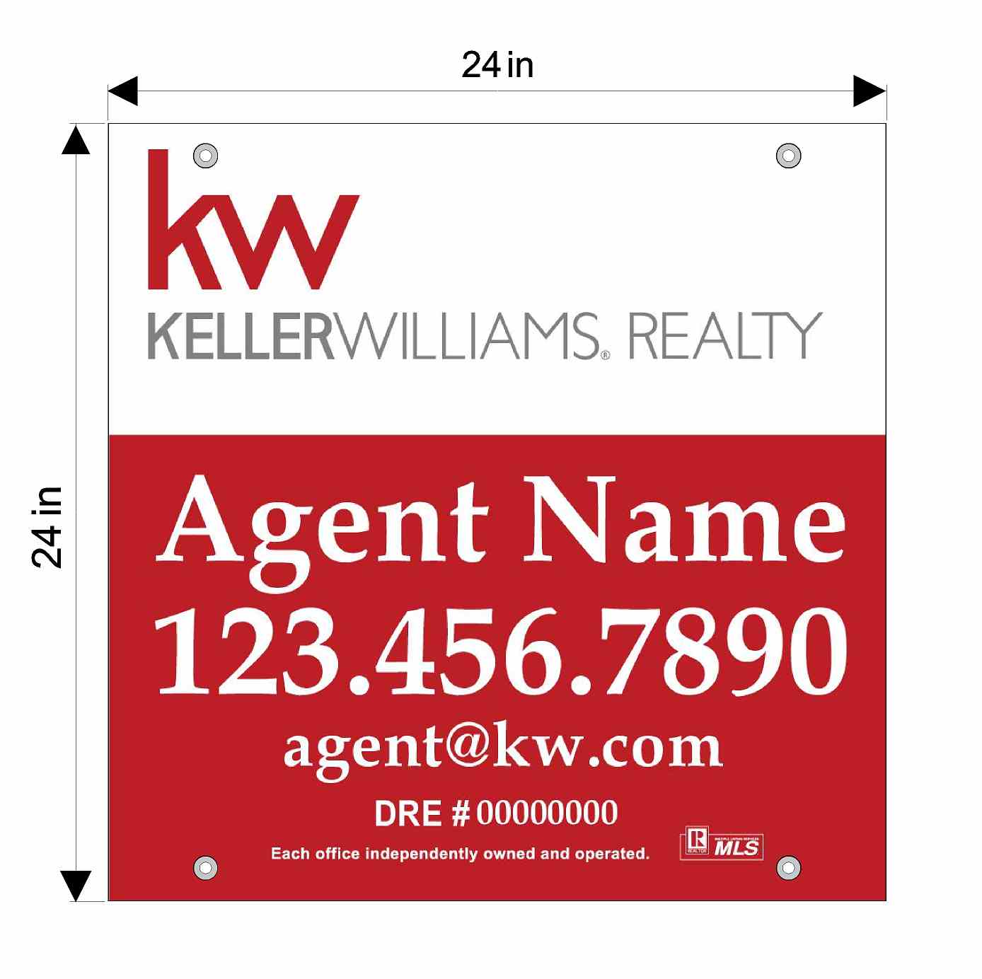 Keller Williams 24x24 Agent Panel