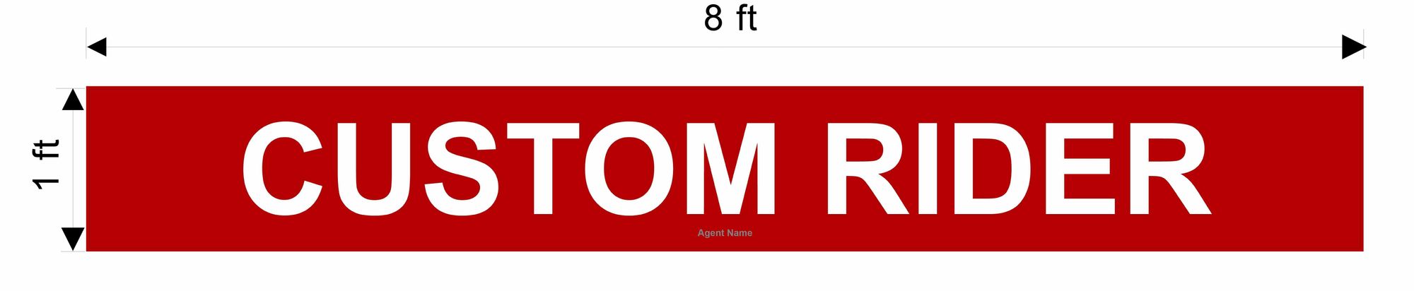 Keller Williams 1x8 Commercial Rider