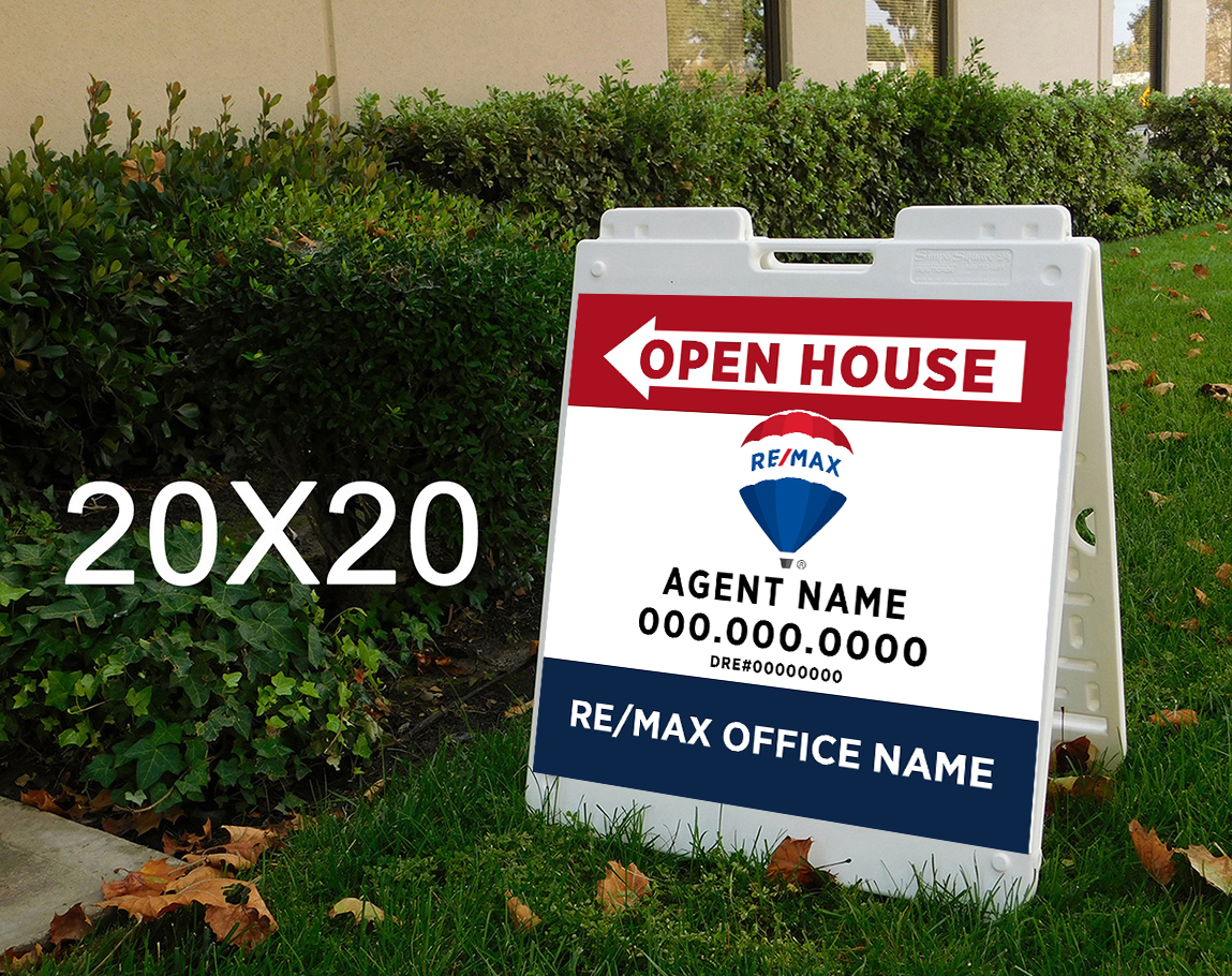 RE/MAX 20x20 Open House with Plasticade Frame 3