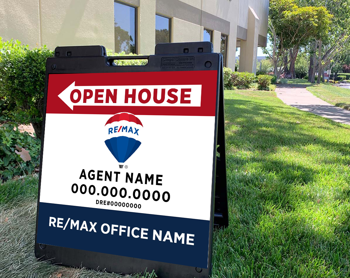 RE/MAX 24x24 Open House with Plasticade Frame 3