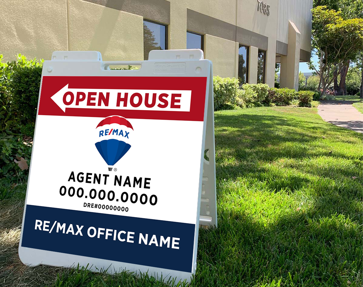 RE/MAX 24x24 Open House with Plasticade Frame 4
