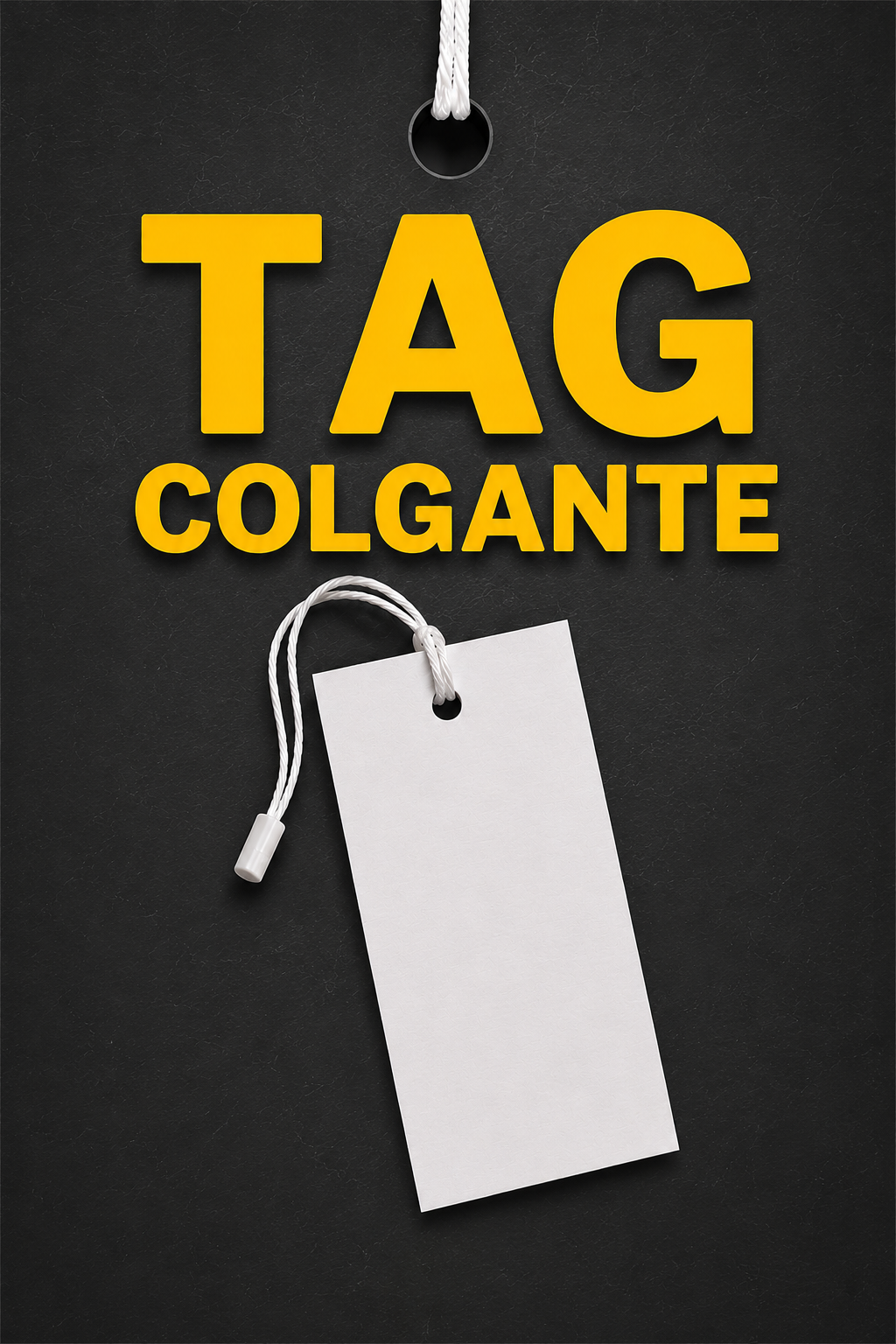 Tag Colgante Blanco