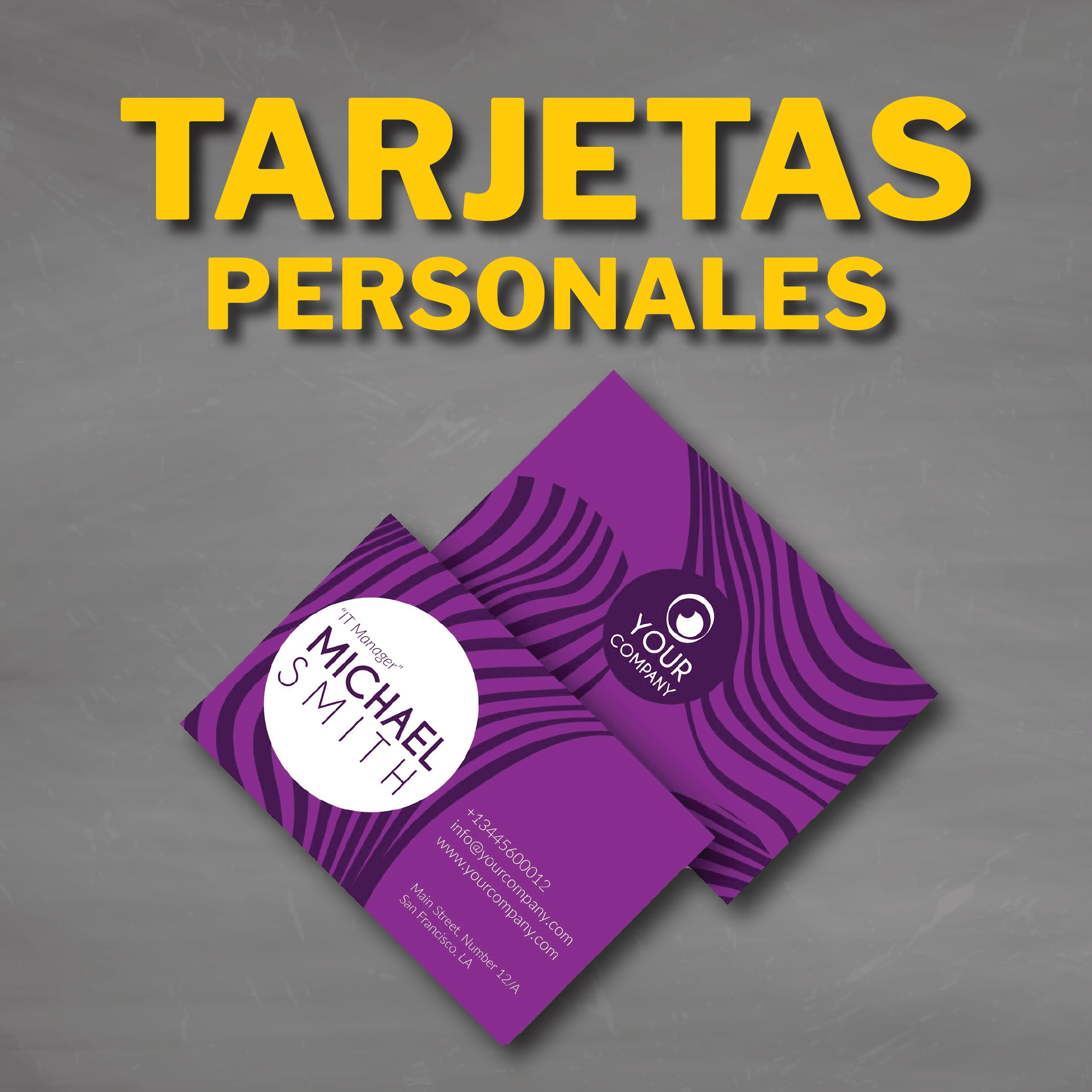 Tarjetas Personales