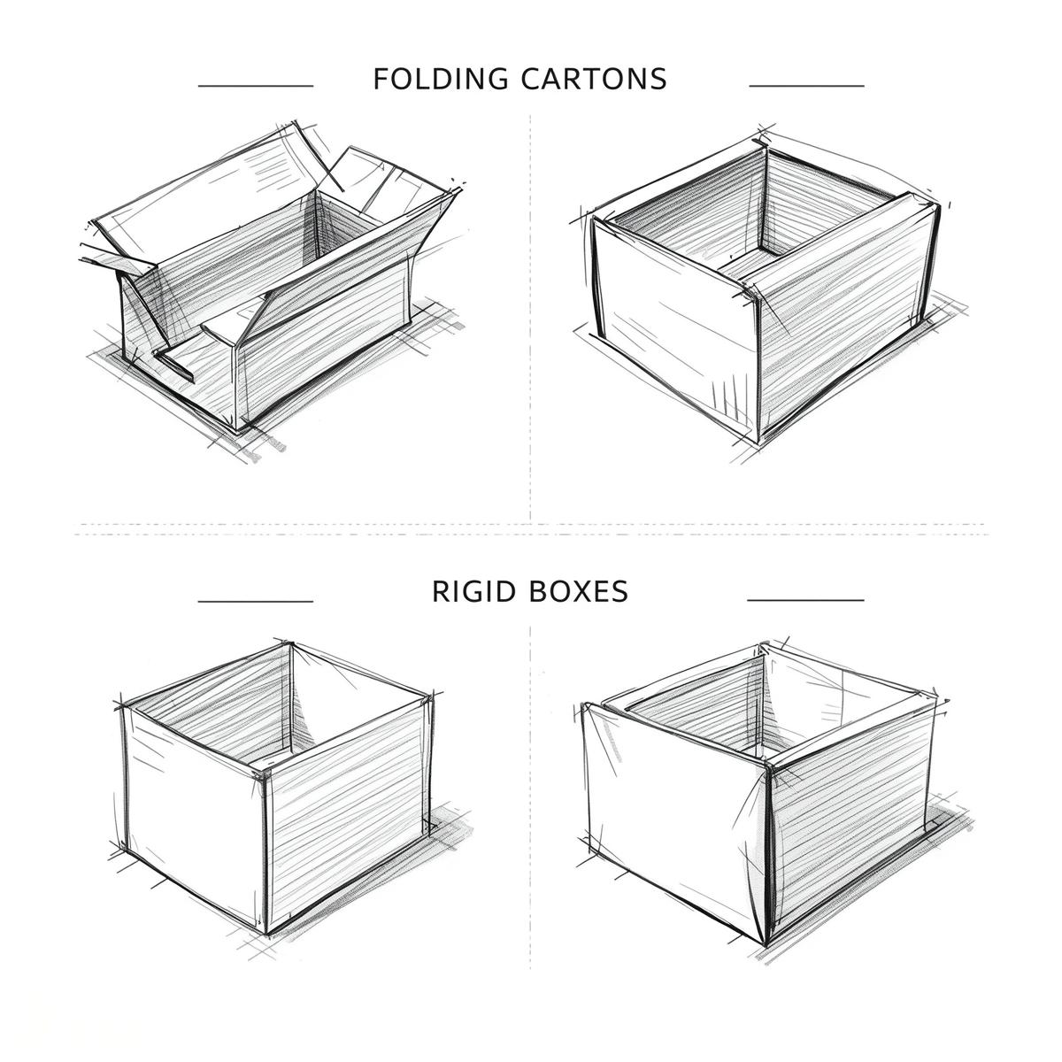 Folding Cartons vs Rigid Boxes: What’s the Difference? Folding Cartons vs Rigid Boxes | Light Printing House