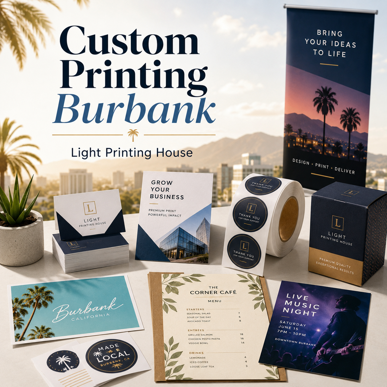Custom Printing Burbank | Light Printing House