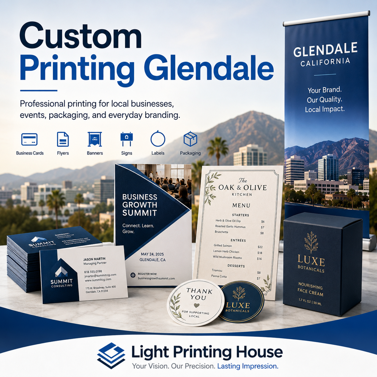 Custom Printing Glendale | Light Printing House