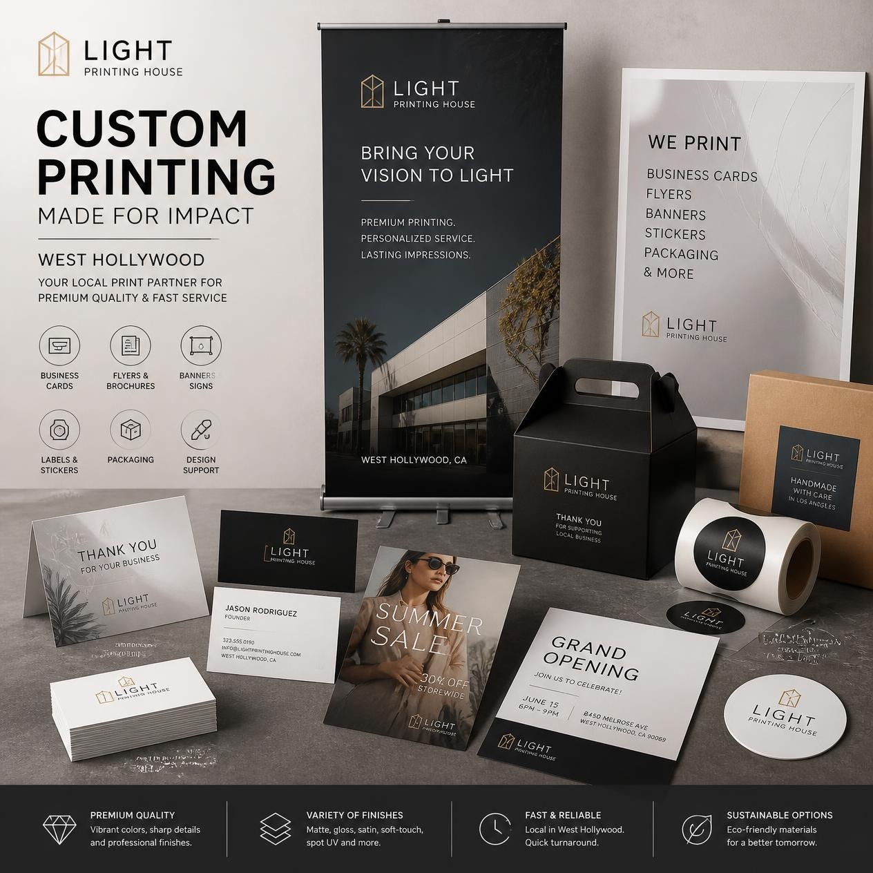 Custom Printing West Hollywood | Light Printing House
