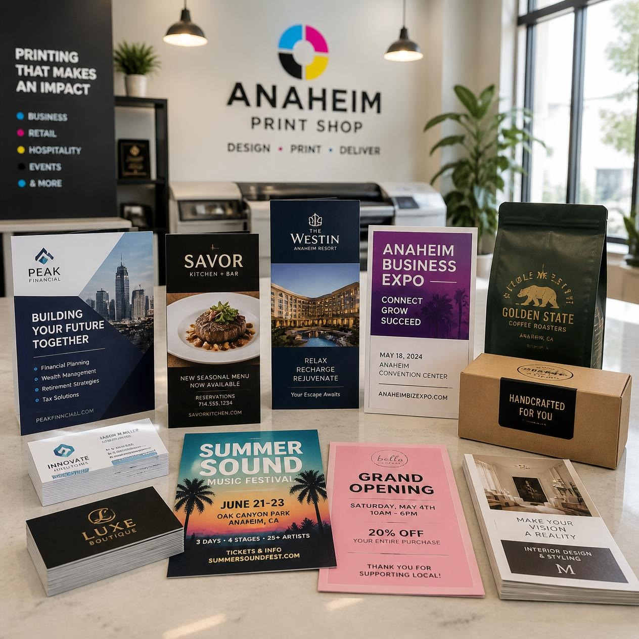 Custom Printing Anaheim Custom Commercial, Retail and Event Printing Services in Anaheim CA