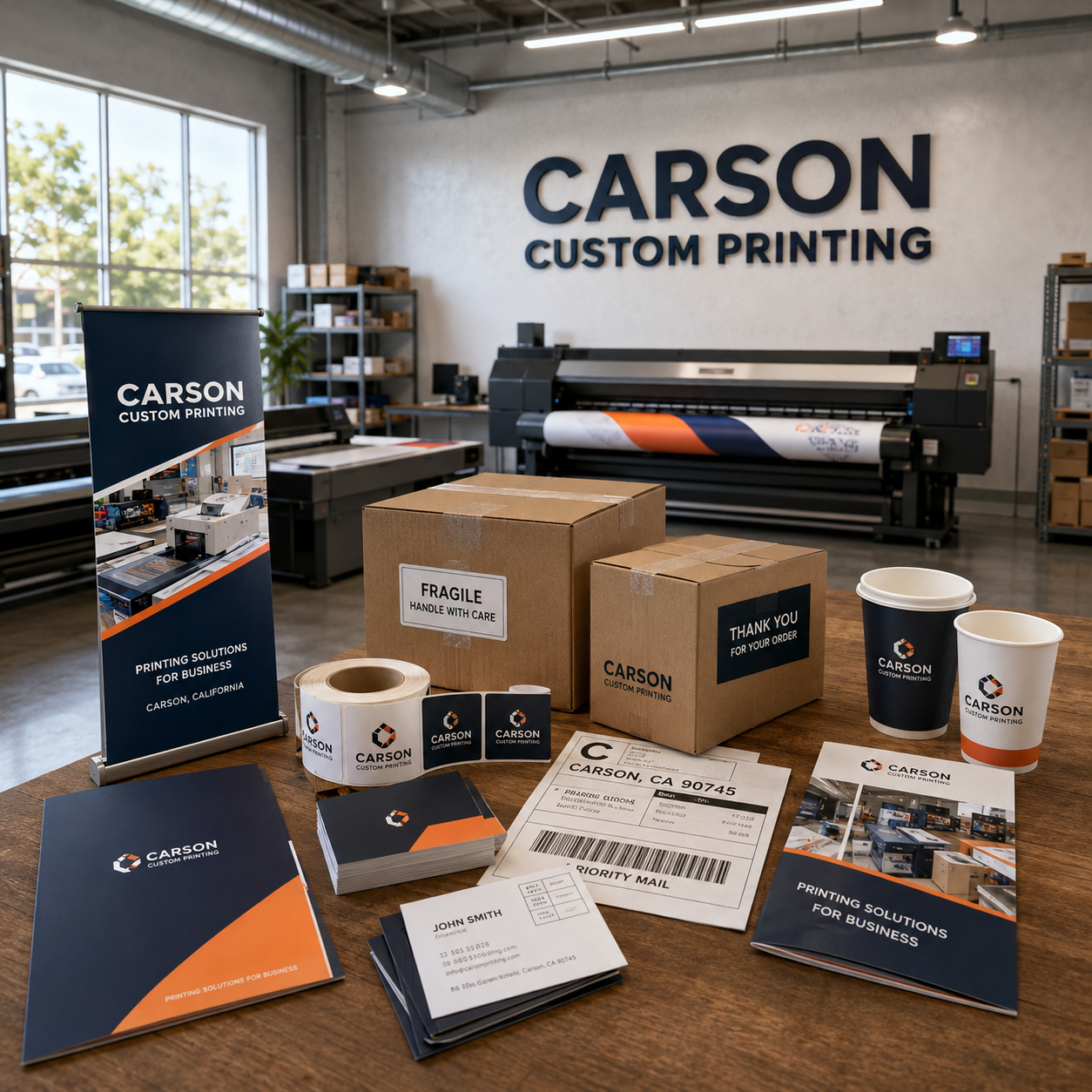 Industrial Commercial Packaging and Custom Business Printing in Carson California