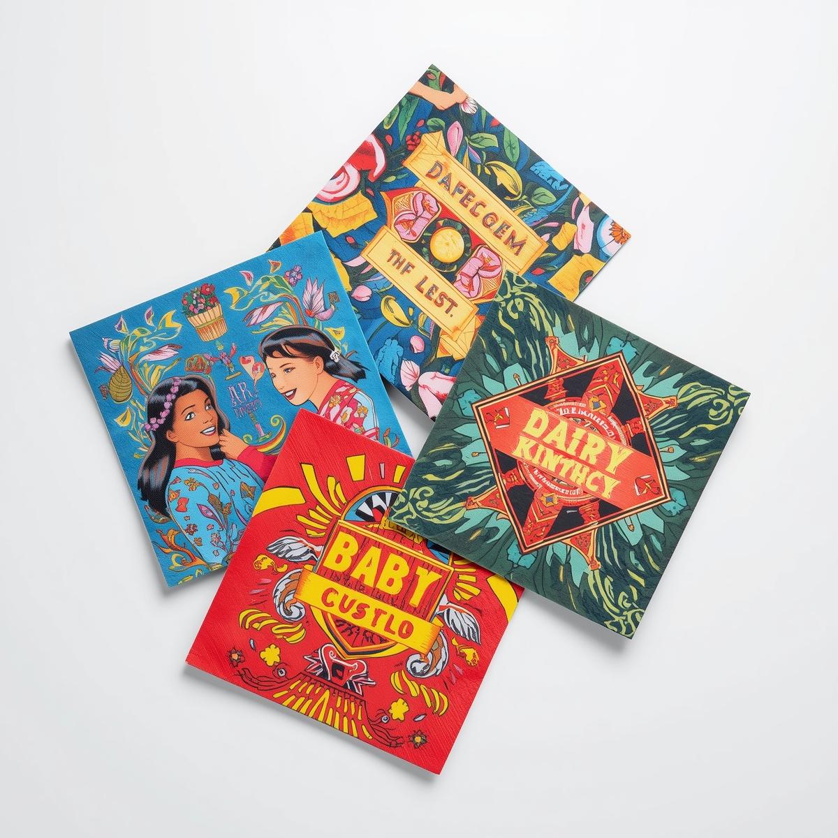 Personalized napkins with custom logo printing