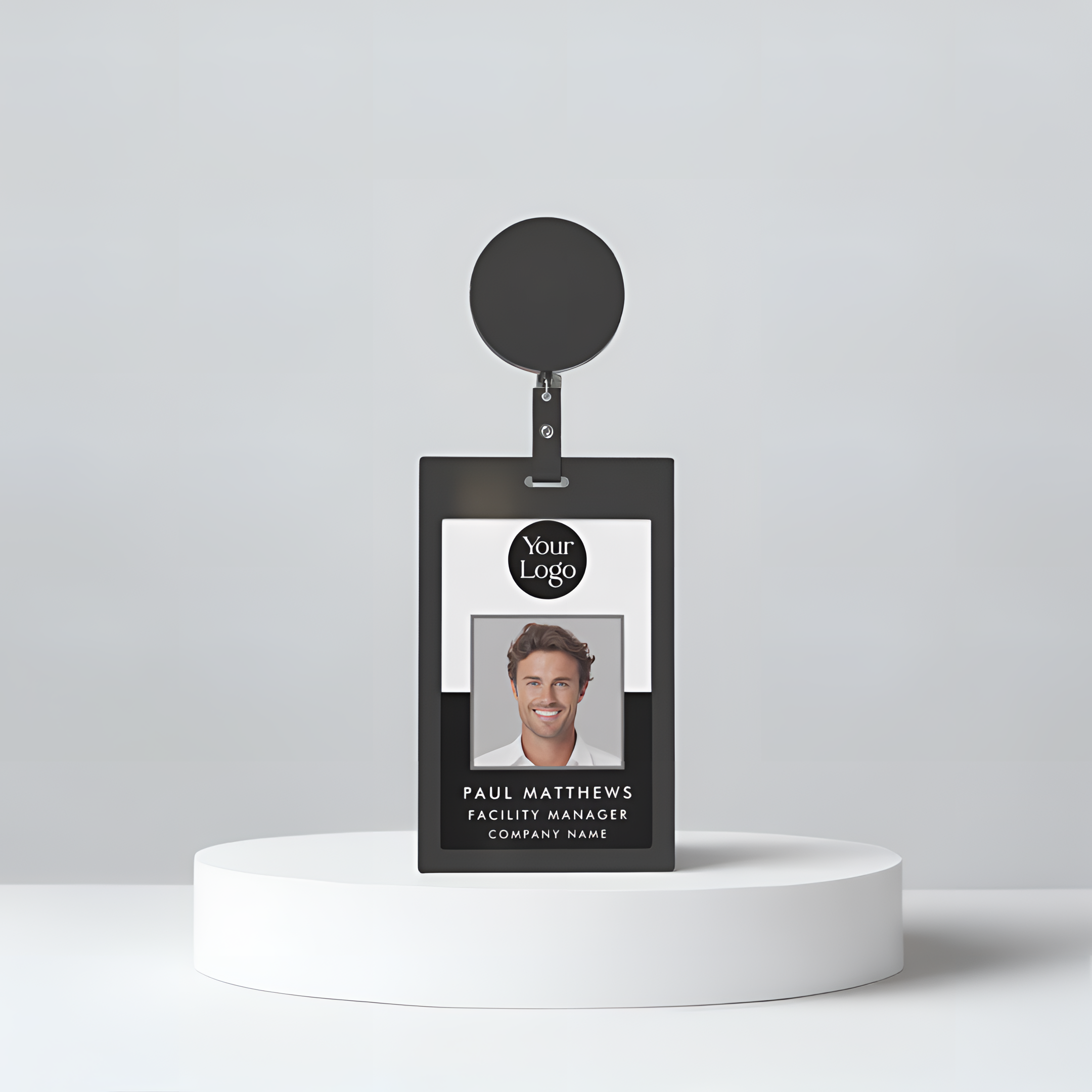 Employee ID Badge Mockup