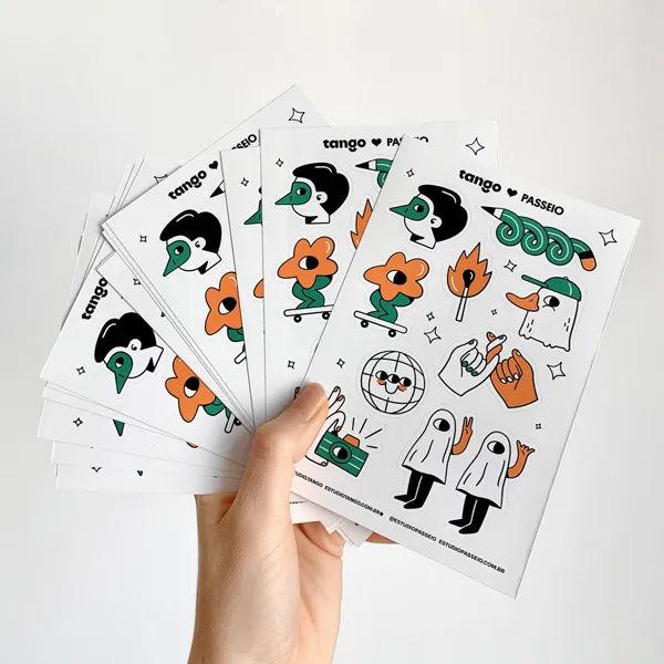 Kiss-Cut Sticker Printing | Light Printing House