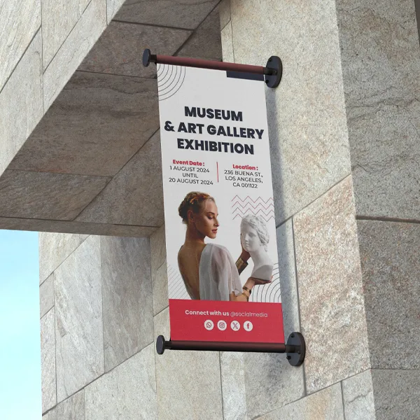 Pole Banner by Light Printing House