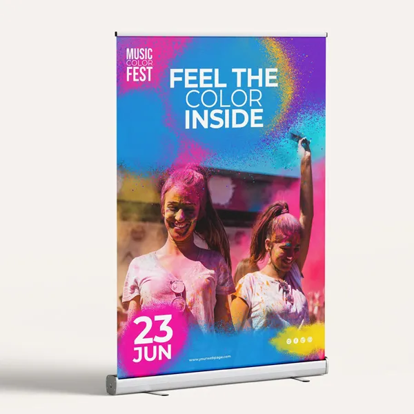 Retractable Banner Printing | Light Printing House - Customizable Designs