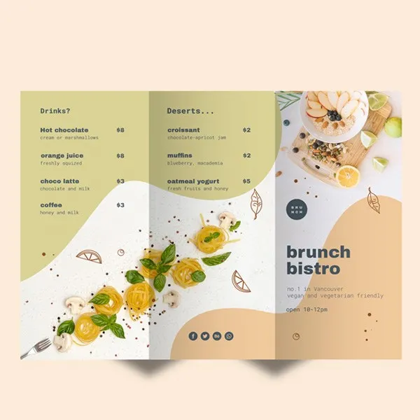 Take-Out Menu Printing | Light Printing House