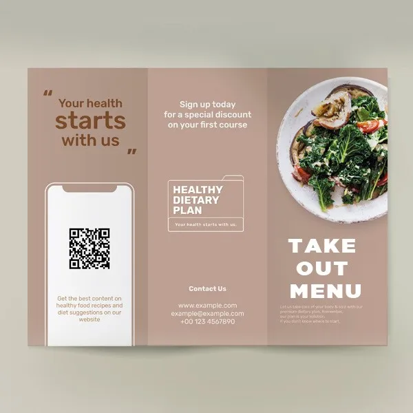 Take-Out Menu Printing | Light Printing House