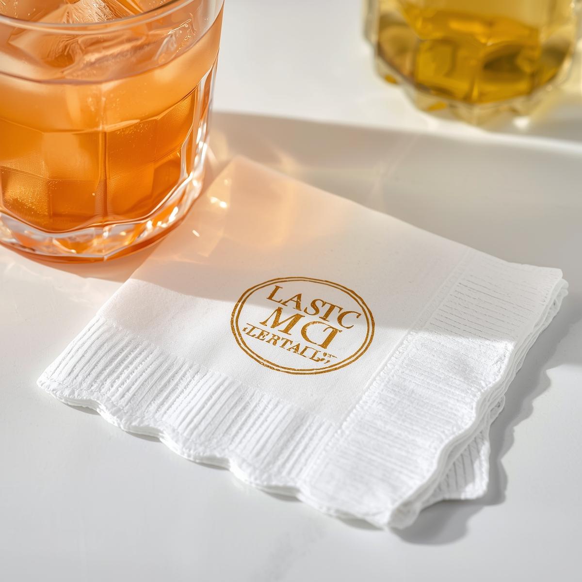 Custom Scalloped Edged Napkins