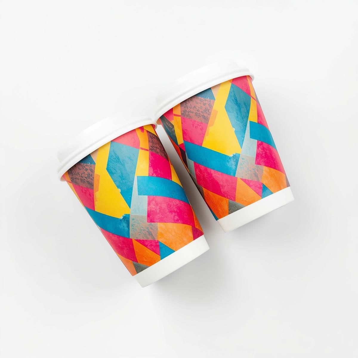 Double-walled paper cups