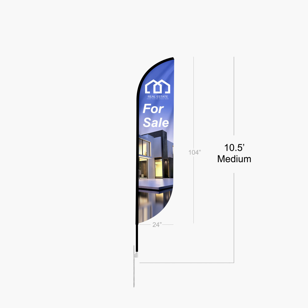 Feather Convex Flag | Light Printing House