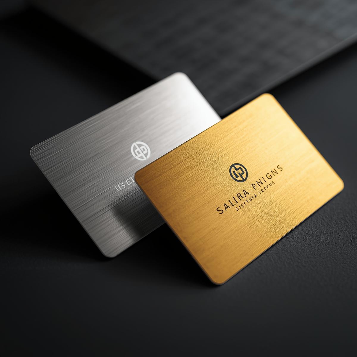 Metallic Finish Business Cards