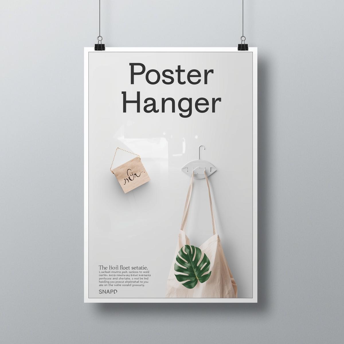 Snap Poster Hanger