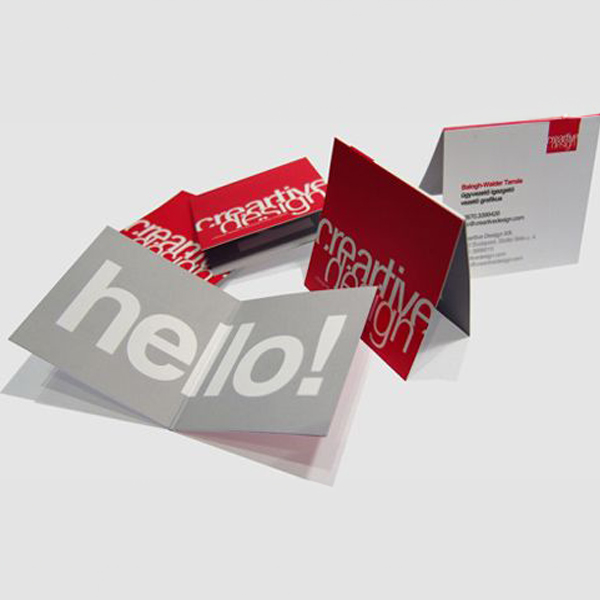 Folded Business Cards | Light Printing House