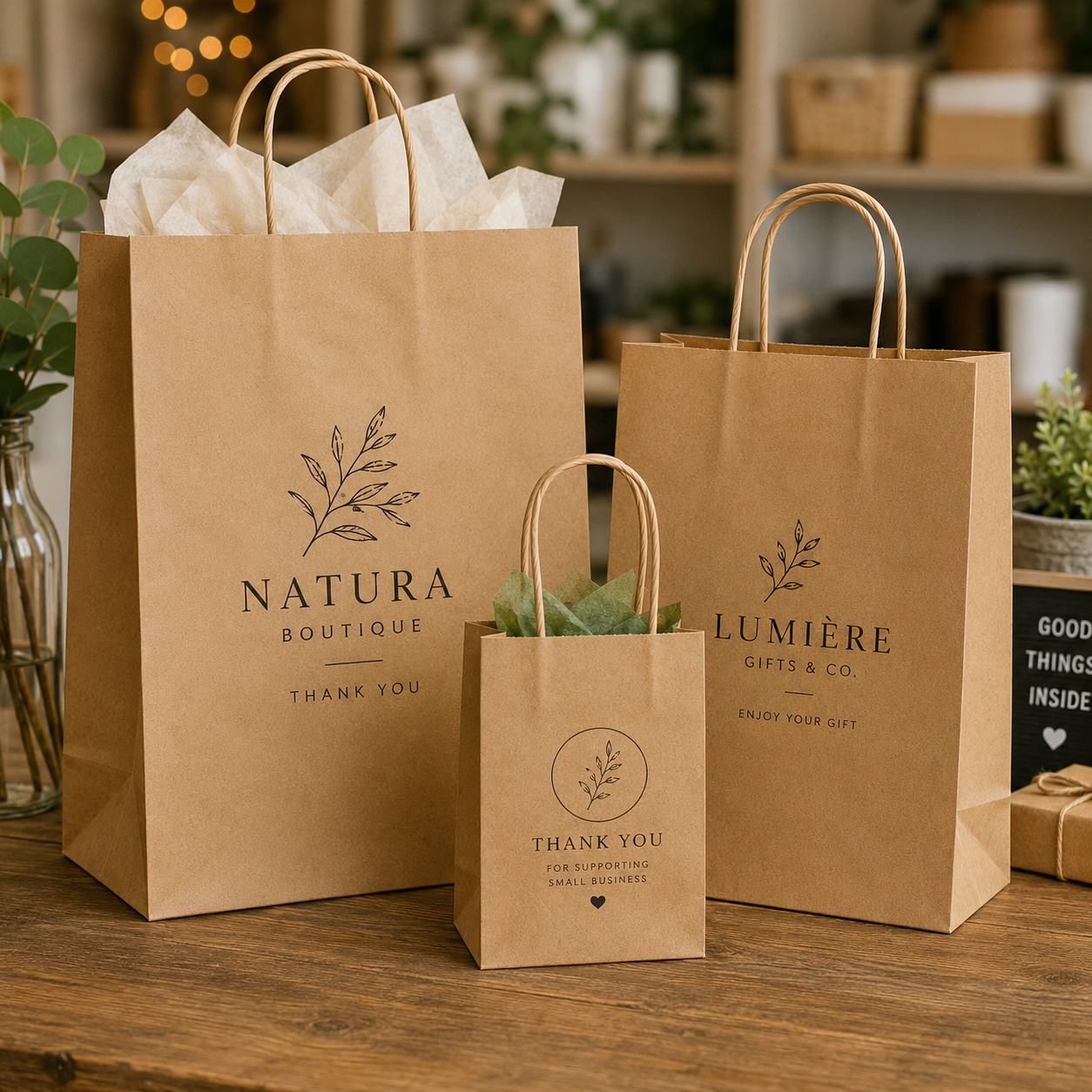 Kraft Gift Bags