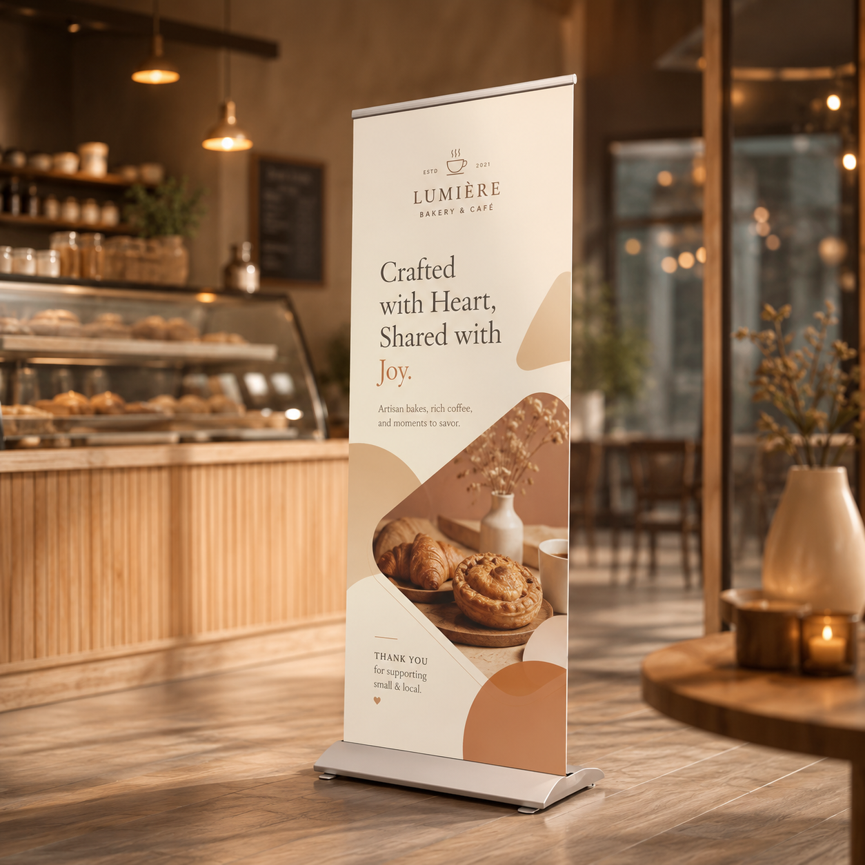 Tabletop Retractable Banner