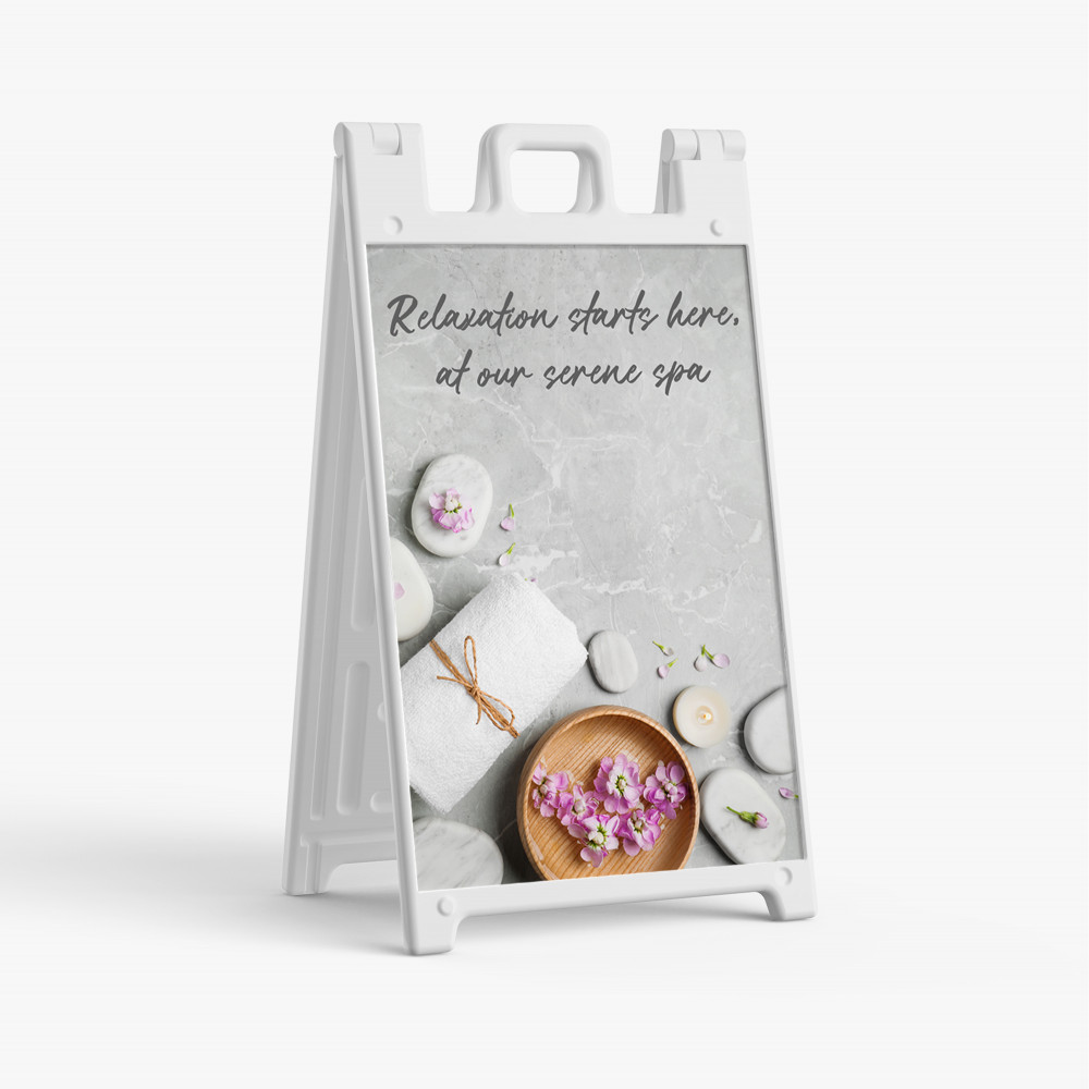 Standard Signicade (White) | Light Printing House