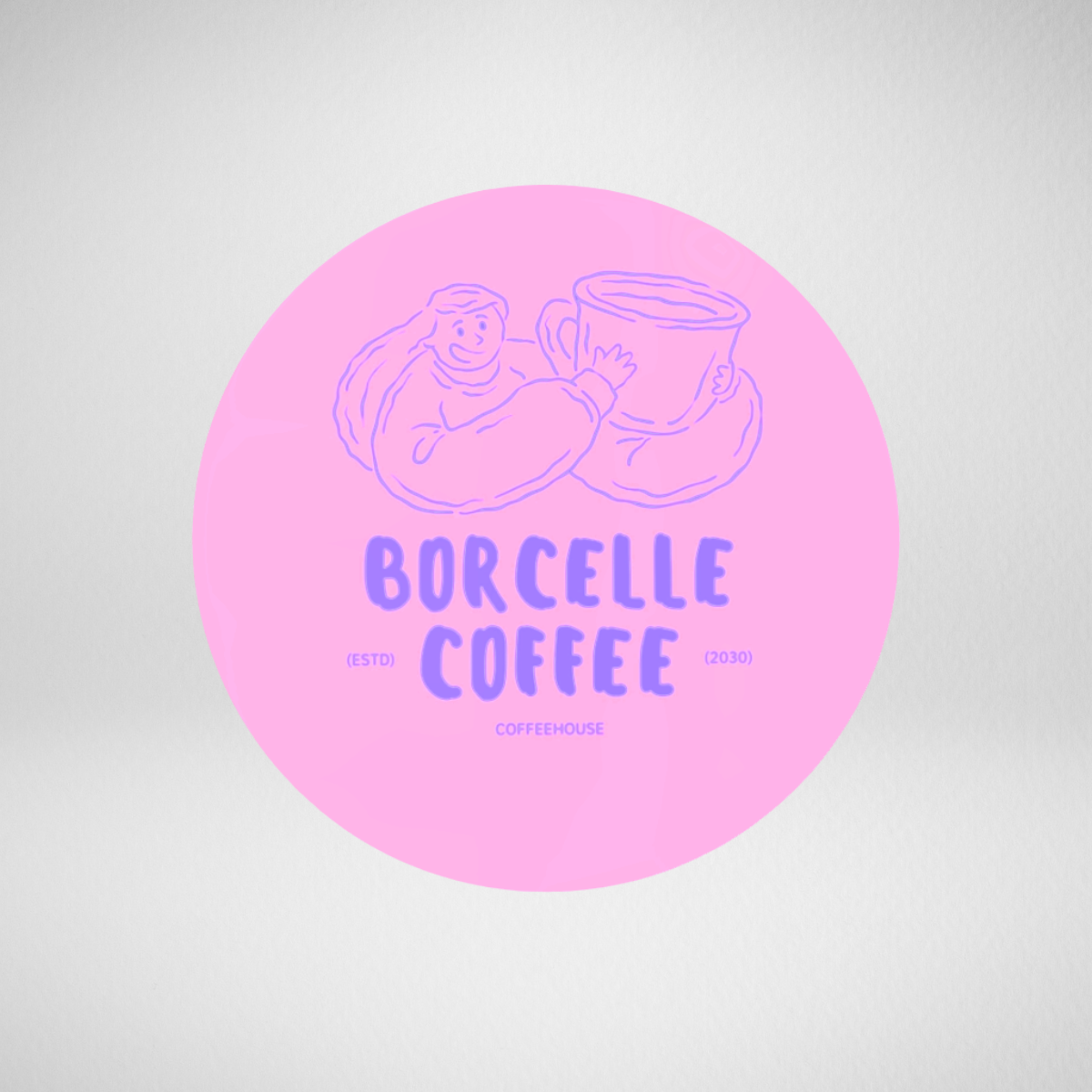 Printed square ceramic coaster for brands events and gifts