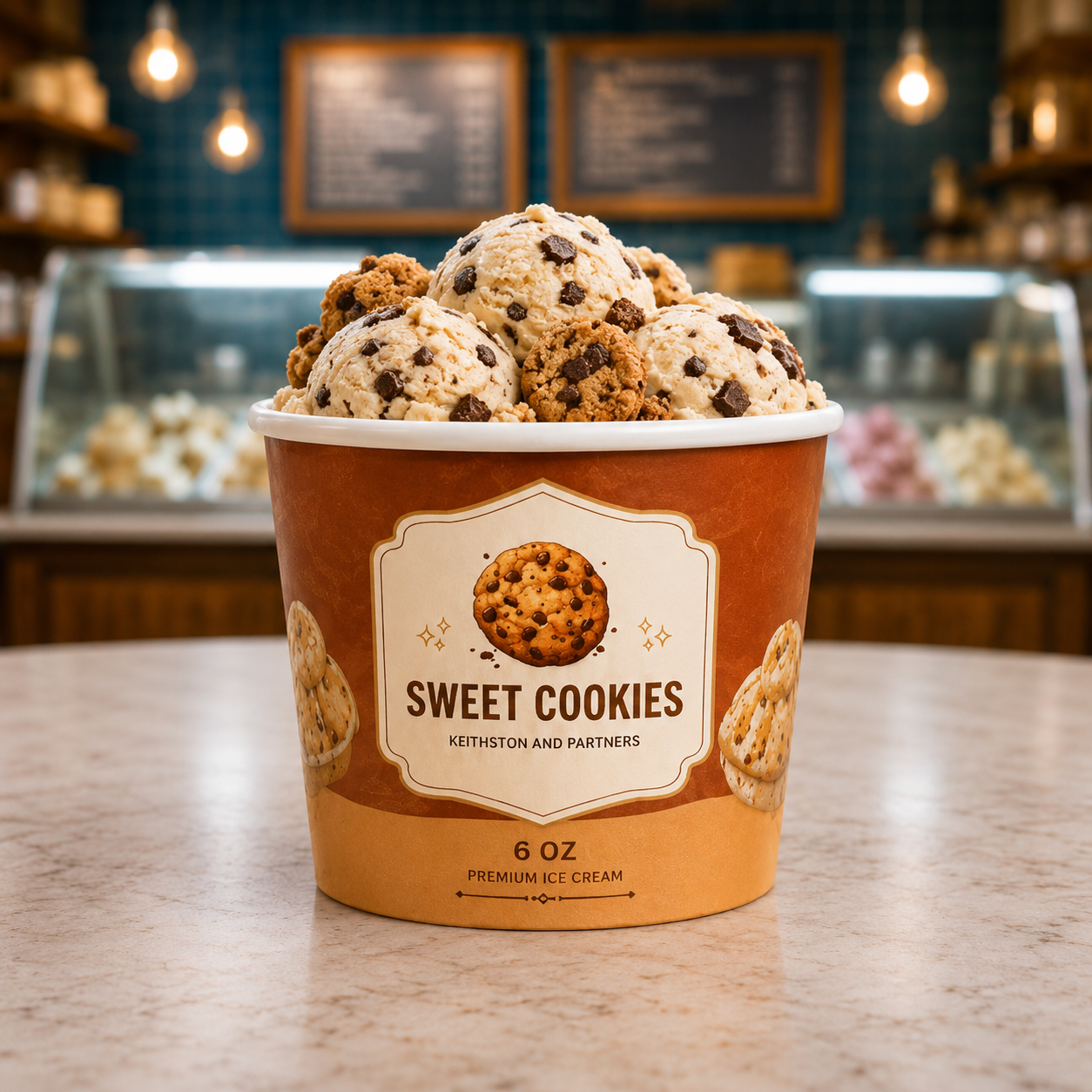 Custom Ice Cream Cups with Logo