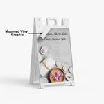 Standard Signicade (White) Printing | Light Printing House
