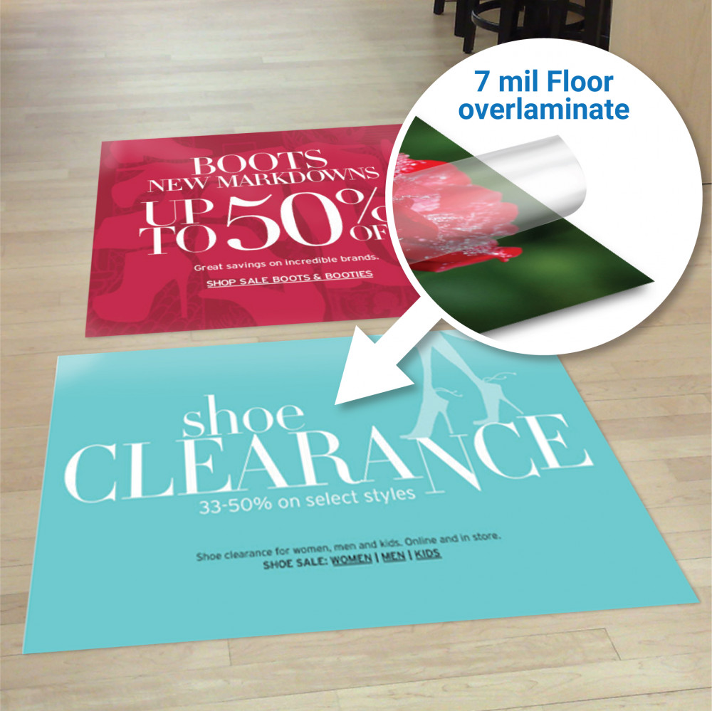 Durable Floor Decals | Light Printing House