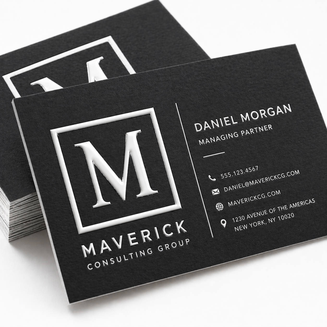 Raised UV Business cards Printing | Light Printing House