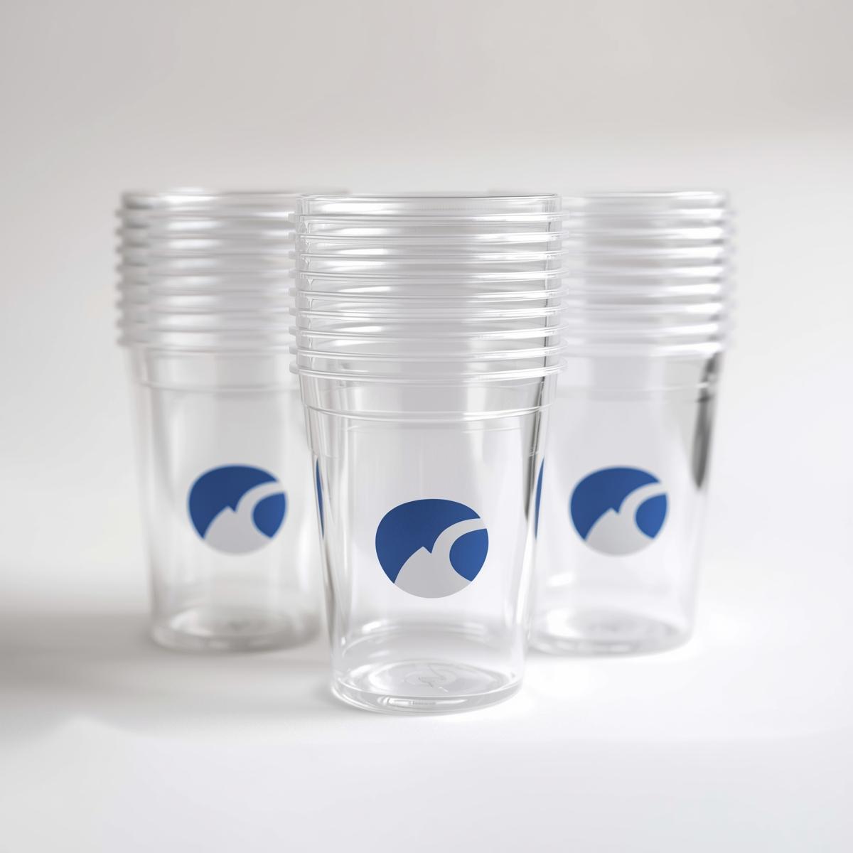 Custom Clear Plastic Cups Printing  Light Printing House