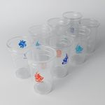 Custom Clear Plastic Cups Printing  Light Printing House