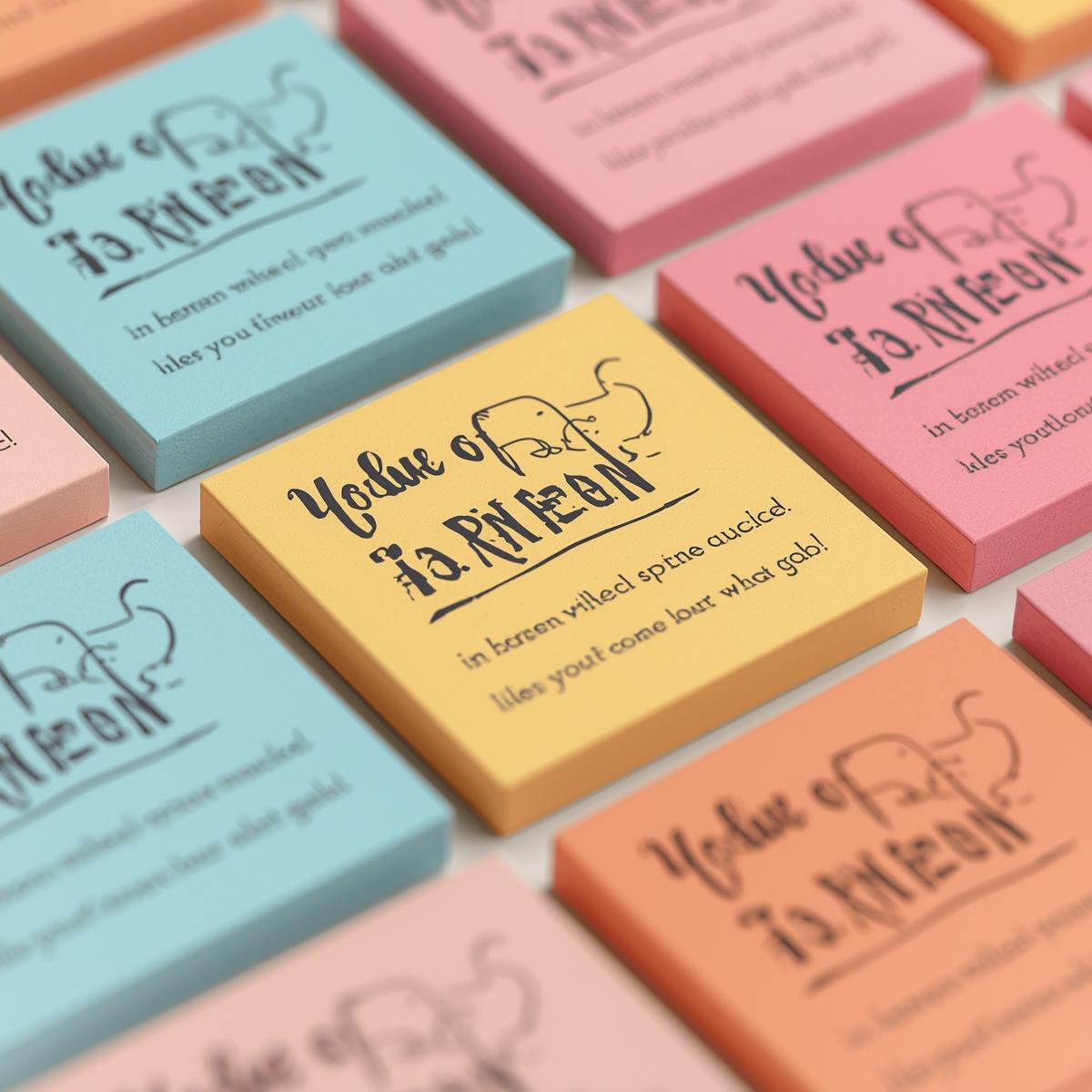 Custom Sticky Note Pads | Light Printing House