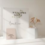 Custom Wedding Welcome Signs | Light Printing House